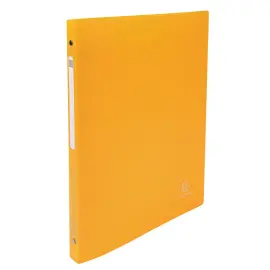 Classeur 4 anneaux 15mm polypropyl&egrave;ne OPAK - A4 - Jaune - EXACOMPTA 