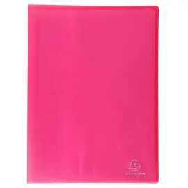Prot&egrave;ge-documents en polypropyl&egrave;ne semi rigide Chromaline 60 vues - A4 - Rouge - Exacompta 