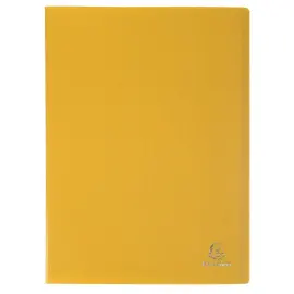 Prot&egrave;ge-documents en polypropyl&egrave;ne souple OPAK 20 vues - A4 - Jaune - Exacompta 