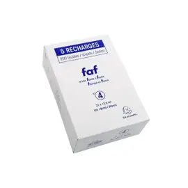 Bo&icirc;te de 5 recharges FAF 21x13,5cm N.4 uni - EXACOMPTA 