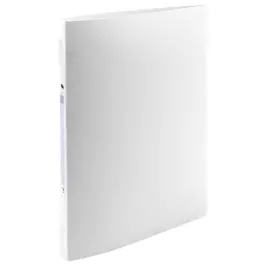 Classeur 2 anneaux 15mm polypropyl&egrave;ne OPAK - A4 - Blanc - EXACOMPTA 