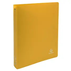 Classeur 4 anneaux 30mm polypropyl&egrave;ne OPAK - A4 Maxi - Jaune - EXACOMPTA 