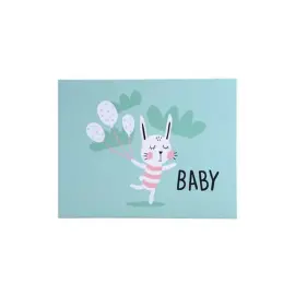 Album photos livre 30 pages blanches - Format 28,5x22cm - BABY vert - Vert - EXACOMPTA 