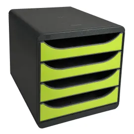 BIG-BOX Pastel noir/pastel glossy - Noir/vert anis - EXACOMPTA 