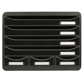 STORE-BOX MINI 7 tiroirs - Noir - Exacompta 