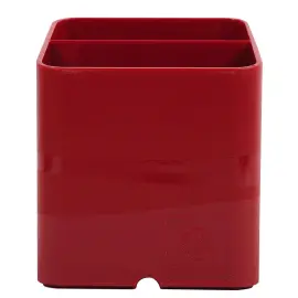 Pot &agrave; crayons PEN-CUBE - Rouge carmin - Exacompta 