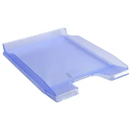 Corbeille &agrave; courrier COMBO MINI - Bleu glac&eacute; translucide - EXACOMPTA 