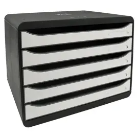 BIG-BOX PLUS HORIZON Glossy noir/blanc g - Exacompta 