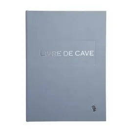 LIVRE DE CAVE.220X170.96 PAGES GRIS 