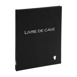 LIVRE DE CAVE.220X170.96 PAGES NOIR 