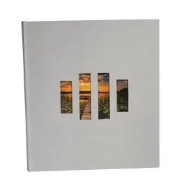 Album livre 60p noir 29x32cm MILANO Gris 
