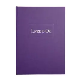 LIVRE D OR    1M.220X170 VIOLET 