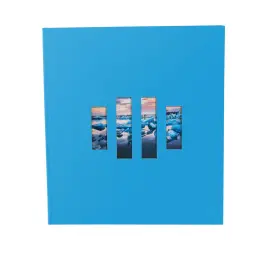 Album livre 60p noir 29x32cm MILANO Bleu 