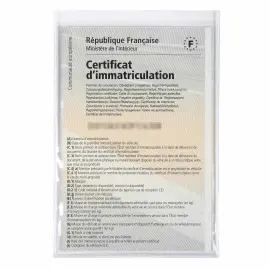 Etui de Protection PVC Documents voiture - Exacompta 