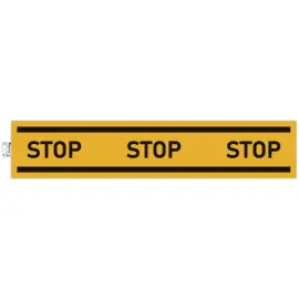 Pann adhesif obligation stop jaune 100 cm - Exacompta 