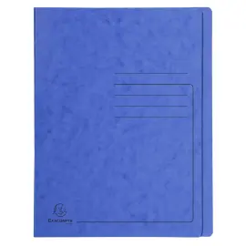 Chemise a lamelles C.L 355g A4 bleu 