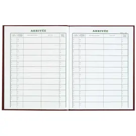 Registre Courrier arriv&eacute;e - 32 x 24 cm - 160 pages - Exacompta 