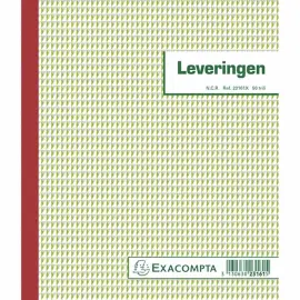 Manifold Livraisons autocopiant (texte n&eacute;erlandais) - 21 x 18 cm - 50 feuillets en triplicata - Exacompta 