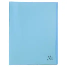 Porte-vues A4 80 vues Chrom Pastel Bleu 