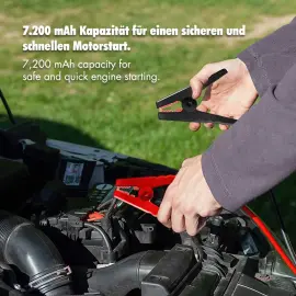 Booster de d&eacute;marrage 4-in-1, 7.200 mAh, noir - Logilink 