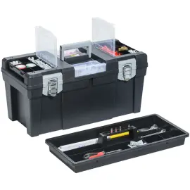 Bo&icirc;te &agrave; outils McPlus Promo 23, PP, noir - Allit 