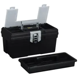 Bo&icirc;te &agrave; outils McPlus Promo 16, PP, noir - Allit 