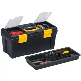 Bo&icirc;te &agrave; outils McPlus Promo 20, PP, noir/jaune - Allit 