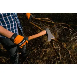 H&acirc;che universelle, manche en bois, 1 kg - Bradas 