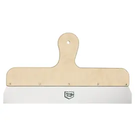 Couteau &agrave; enduire, inoxydable, 400 mm, manche en bois - Westex 