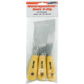 Jeu de couteaux &agrave; enduire, 3 pi&egrave;ces - Br&uuml;der mannesmann 