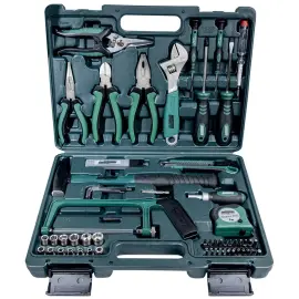 Jeu d'outils, 74 pi&egrave;ces, dans un coffret - Br&uuml;der mannesmann 