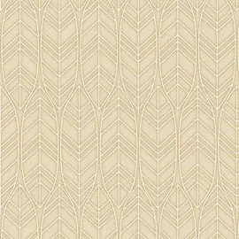 Serviettes 'ROYAL Collection Leaves', sable - Papstar 