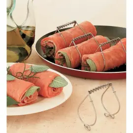 Pince &agrave; roulade, inox, set de 4 - Metaltex 