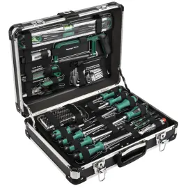 Malette &agrave; outils, 160 pi&egrave;ces, coffre alu - Br&uuml;der mannesmann 
