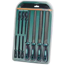 Kit de limes d'atelier, 10 pi&egrave;ces, blister - Br&uuml;der mannesmann 
