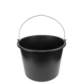 Seau, 12 litres, PVC, noir - Bradas 