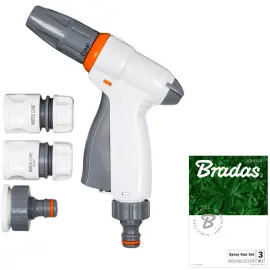 Kit de pistolet d'arrosage QUICK PROSTY, 4 pi&egrave;ces - Bradas 
