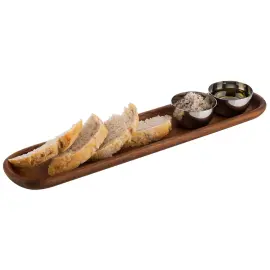 Planche de service, (L)370 x (P)80 x (H)20 mm, brun - Aps 