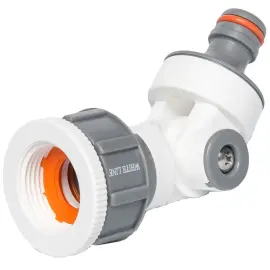 Nez de robinet articul&eacute; WHITE LINE,filetage int&eacute;rieur - Bradas 