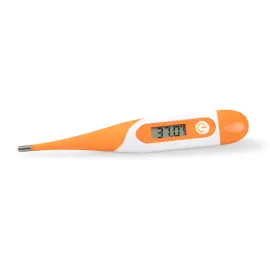 Thermom&egrave;tre, pointe flexible, blanc/orange - Haro 