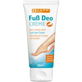 Cr&egrave;me d&eacute;odorant pour les pieds, tube de 100 ml - Haro 