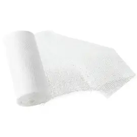 Bande de gaze &eacute;lastique, blanc, 60 mm x 4,0 m, set de 2 - Haro 