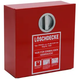 Conteneur pour couverture anti-feu LEINA, en t&ocirc;le d'acier galvanis&eacute;e - Leina-Werke 