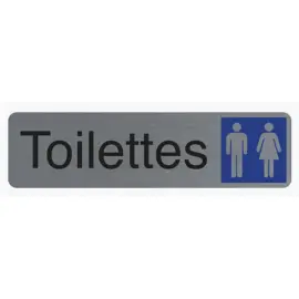 Plaque de signalisation 'Toilettes Homme' - Exacompta 