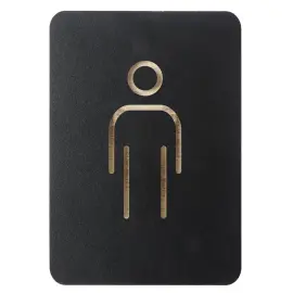 Pictogramme 'espace change b&eacute;b&eacute;', noir - Europel 