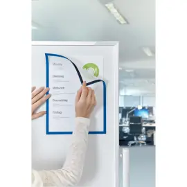Cadre d'affichage magn&eacute;tique magnetofix, A4 - Magnetoplan 