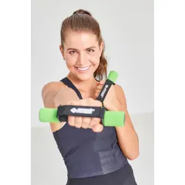 Halt&egrave;res Soft, set de 0,5 kg, noir/vert - Schildkr&ouml;t 