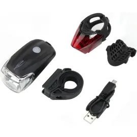 Set d'&eacute;clairage LED pour v&eacute;lo Bikelight Combo 40 Lux - Ansmann 
