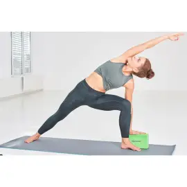 Bloc de yoga, 200 g, vert/gris - Schildkr&ouml;t 