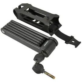 Cadenas pliable pour v&eacute;lo avec support - Fischer 